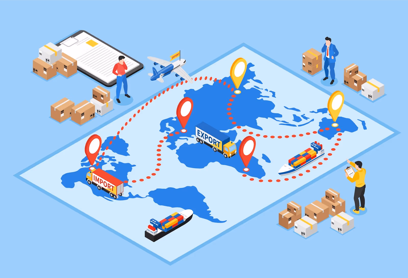Graphic representing the landscape, challenges and constraints of order fulfillment