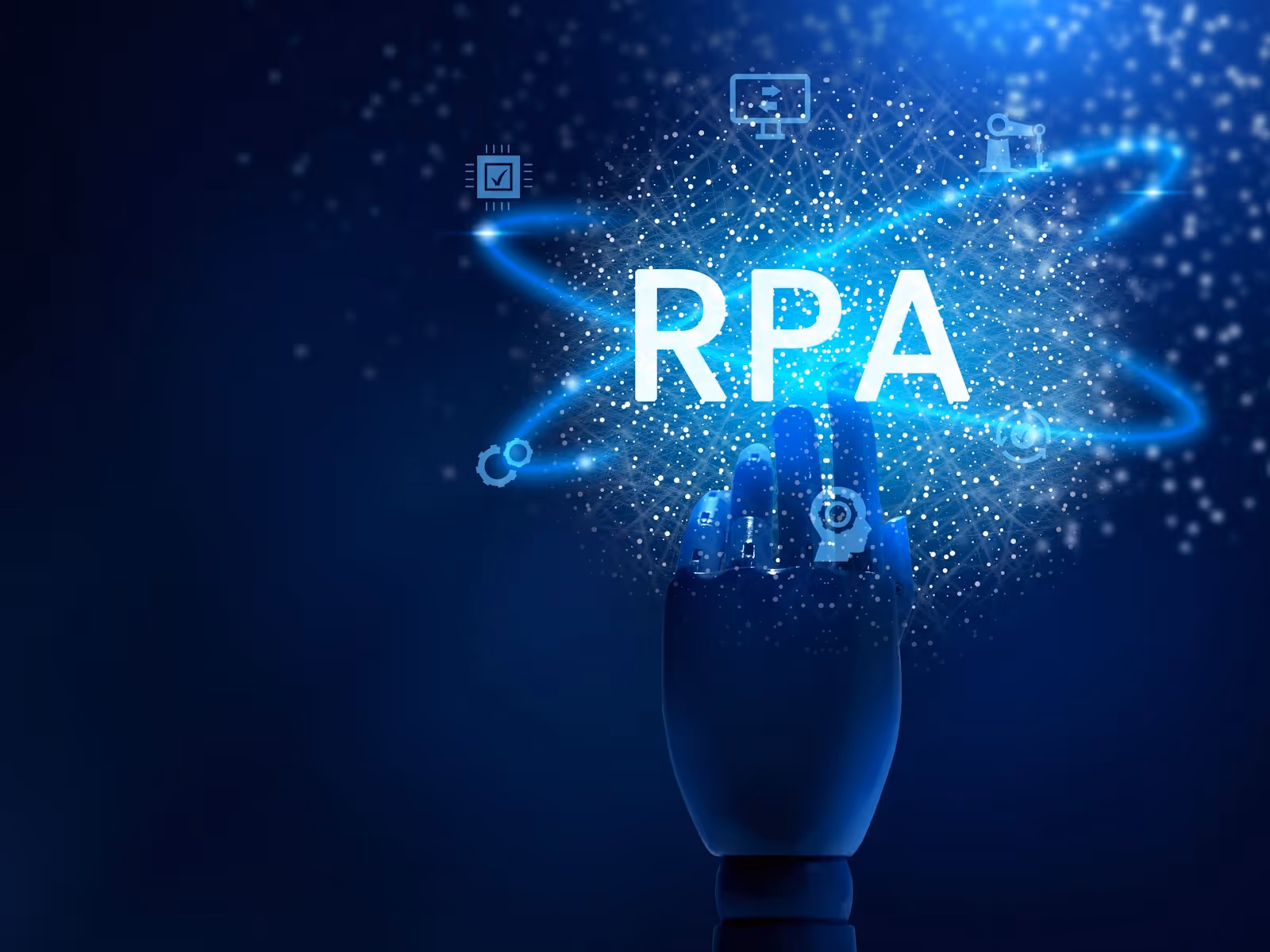 Illustrative image on "RPA": Robotic Process Automation