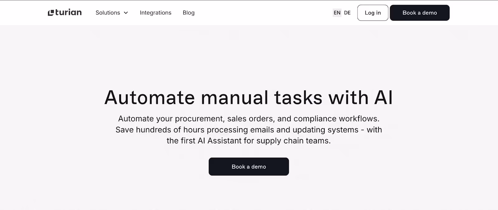turian: a data entry application