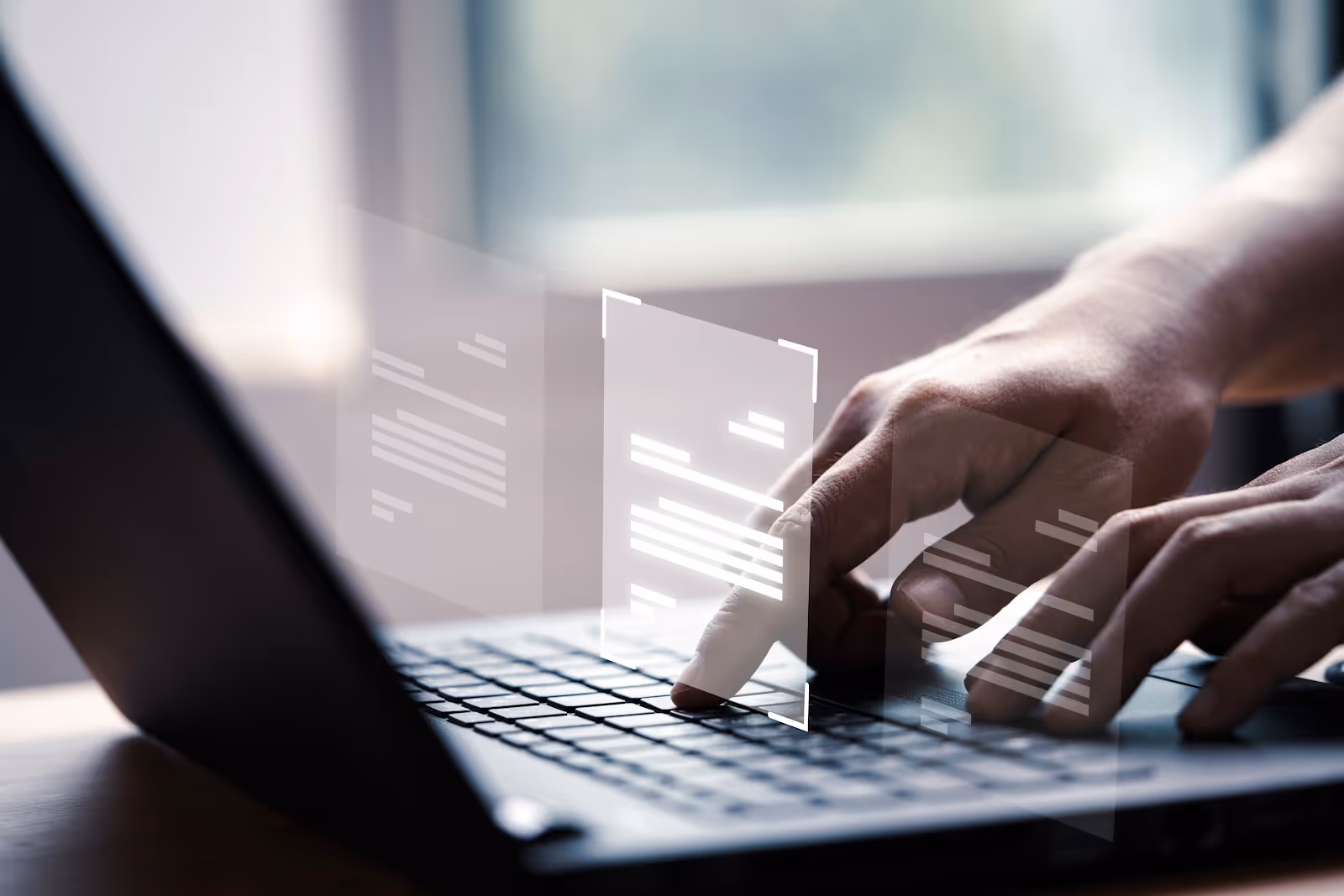 An image illustrating the use of AI for PDF data extraction.